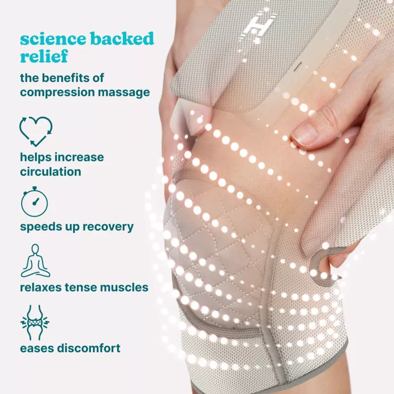 Verstellbare Kniebandage HoMedics SR-CMK10H — Wärmetherapie bei Knieschmerzen, verstellbare Passform