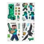Fenster-Cling-Aufkleber Paladone Minecraft PP13105MCF – wiederverwendbare Deko-Aufkleber für Fenster und glatte Oberflächen