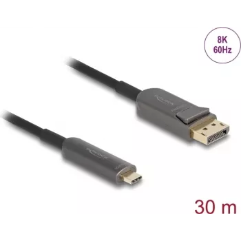 Active Optical Kabel DELOCK USB-C zu DisplayPort 30 m (Modell 81609)