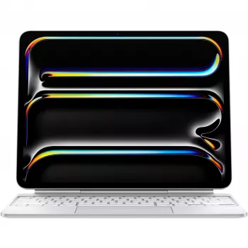 Apple Magic Tastatur für iPad Pro 13 Zoll M4 US English Weiß QWERTY