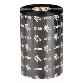 Zebra 2100 Wax Thermotransferband 450 m Schwarz
