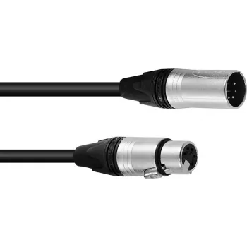 PSSO XLR 5-Pin DMX-Kabel 10 m mit Neutrik-Steckverbindern