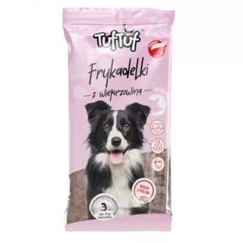 Hundeleckerlis TufTuf Meaty Sticks mit Schwein 70 g – weicher Trainingskausnack, getreidefrei, glutenfrei, zuckerfrei