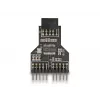 DeLOCK 60045 Kabel-Adapter 9-Pin USB 2.0 2 x 9-Pin-Header Schwarz