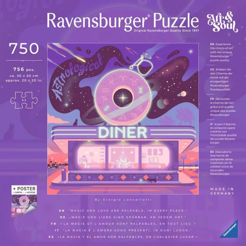 Puzzle Art & Soul - Astrological Diner 750 Teile