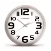 Esperanza EHC013K Wanduhr - Zurich - Schwarz Quarzuhr Oval Schwarz, Weiß
