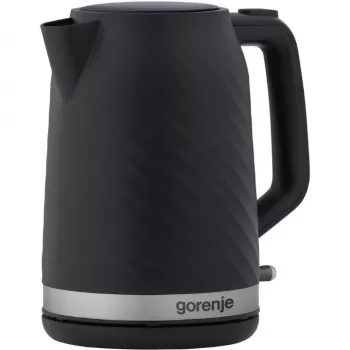 Gorenje K17SPB Wasserkocher, elektrisch, Fassungsvermögen 1,7 L, Leistung 2200 W, Schwarz | Gorenje