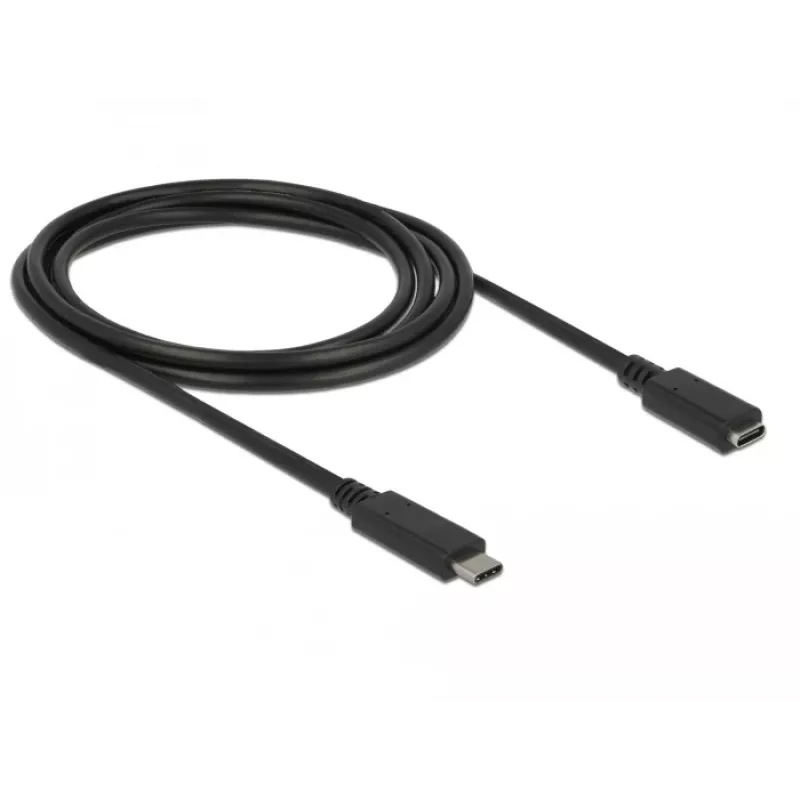 USB-Kabel DeLOCK SuperSpeed USB 3.2 Gen 1 2 m USB-C Schwarz