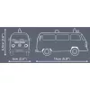 Cobi Modellbausatz Volkswagen T2b Krankenwagen 1:35 grau