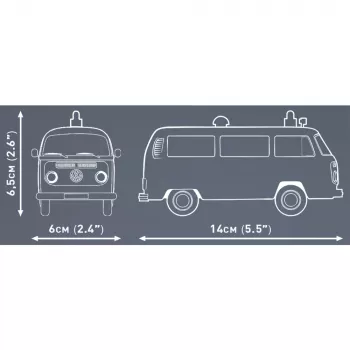 Cobi Modellbausatz Volkswagen T2b Krankenwagen 1:35 grau