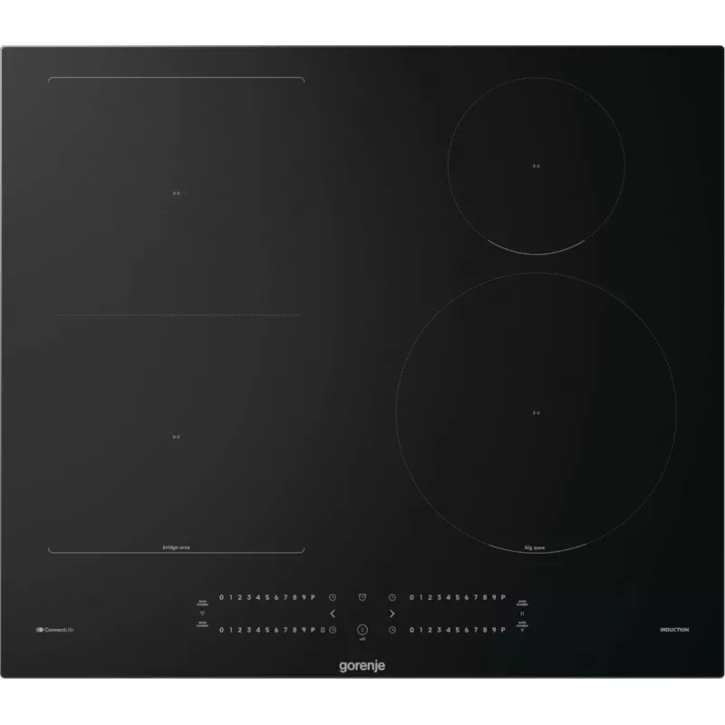 Gorenje GI6432BCWF Schwarz Einbau 60 cm Zonen-Induktionskochfeld 4 Zone(n)