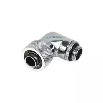 Alphacool HF 16/10 Schraubanschluss 90° drehbar G1/4 - Chrom (17080)