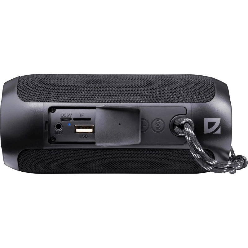 Tragbarer Bluetooth-Lautsprecher DEFENDER ENJOY S100 — 10W, Bluetooth 5.3, 5h Akku, LED-Beleuchtung, eingebautes Mikrofon