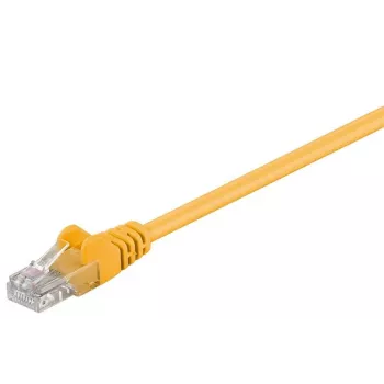 Wentronic Goobay CAT 5e Patchkabel, U/UTP, Gelb, 15 m - CCA-Kupfergemisch (68351)