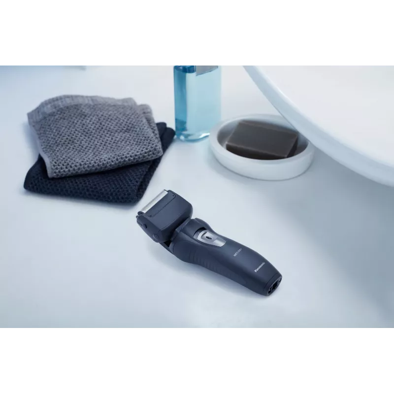 Folienrasierer Panasonic ES-RW31 — 2‑Klingen‑Folienrasierer mit Akku, nass & trocken, schwarz, 30 Min. Laufzeit