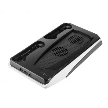 Kühl- und Ladestation FIXED FIXPS5-MCS-BW — multifunktionale Station für PS5 DualSense-Controller