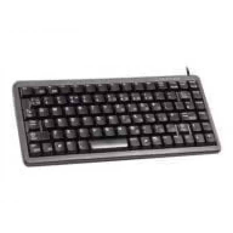 CHERRY Compact , Combo (USB + PS/2), DE Tastatur Office USB + PS/2 QWERTY Schwarz