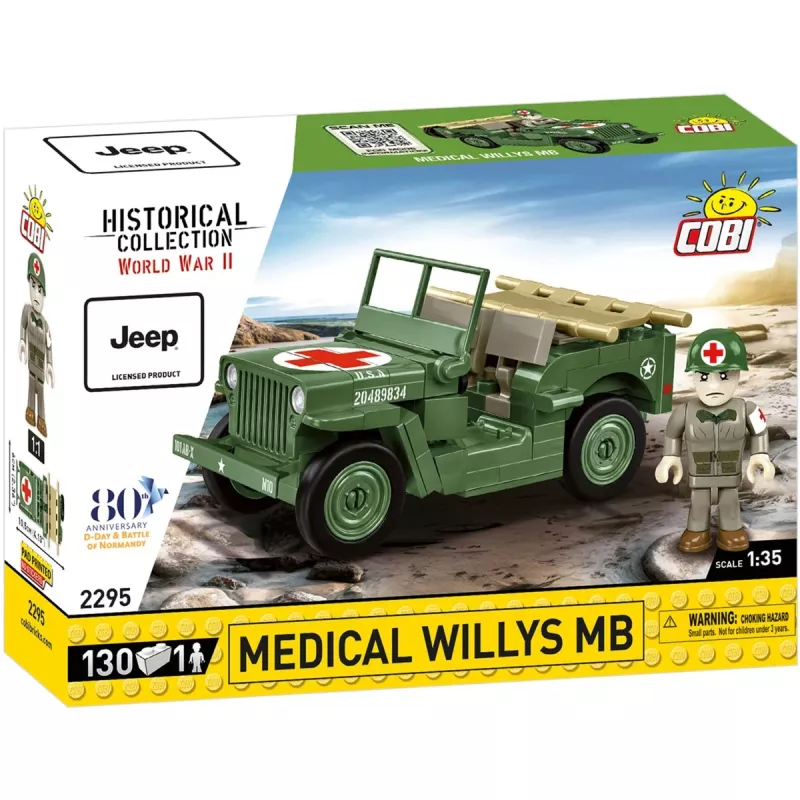 Bausteine COBI Medical Willys MB 130 Teile 6 Jahre
