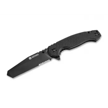 Feststehendes taktisches Messer Dönges 01DG006 — Edelstahlgriff, Modell 01DG006