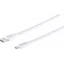 USB-Kabel S/CONN 13-31186 1,8 m USB A auf USB C 5 Gbit/s Weiß