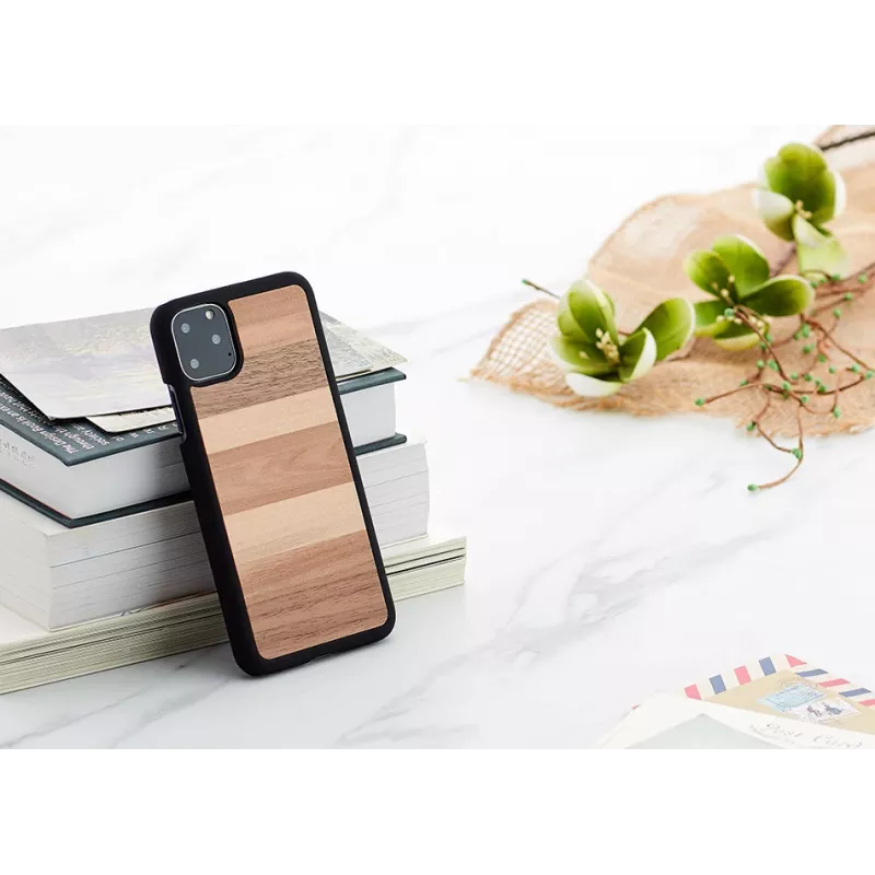 Smartphone-Hülle man and wood für iPhone 11 Pro Max — Schwarz