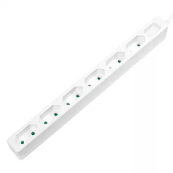 Power Extension LogiLink LPS231 1.5m 6 AC Outlets Indoor White