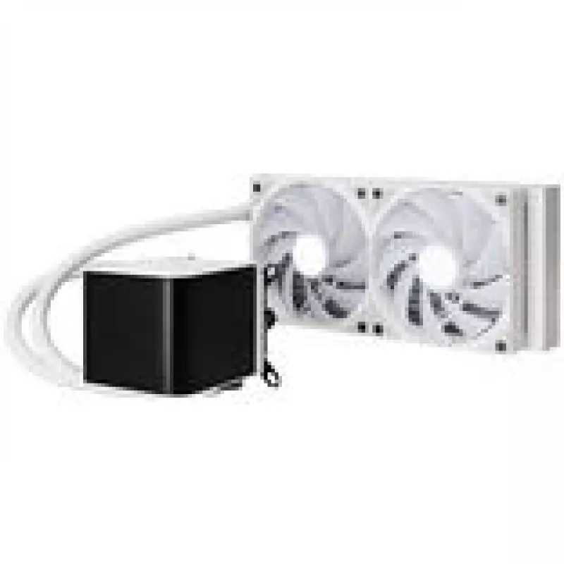 Jonsbo D32 STD PC-Gehäuse + TRYX PANORAMA Complete Flüssigkeitskühlung, ARGB - 240 mm, Weiß