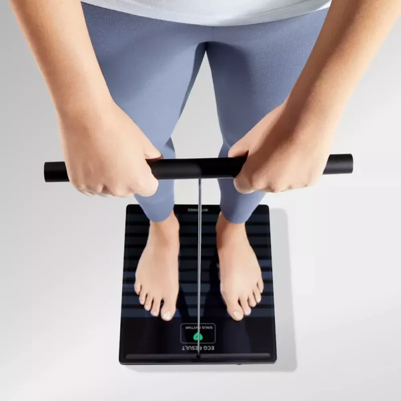 Elektronische Personenwaage Withings BODY SCAN Square Schwarz
