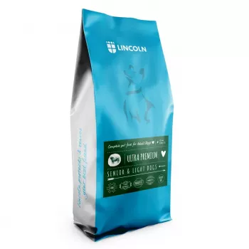 Trockenhundefutter Lincoln Ultra Premium Senior Rind mit Reis 12 kg — Senior-Formel, 22% Protein, 13% Fett