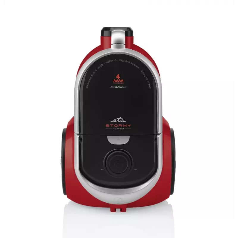 ETA | Staubsauger | ETA351790000 Stormy Turbo | Beutellos | Leistung 800 W | Staubkapazität 2,2 L | Schwarz/Rot