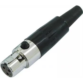 Mini-XLR-Adapter Omnitronic 30200125 — Mini-XLR-auf-XLR-Adapter, Inline-Kupplung