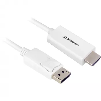 DisplayPort 1.2 Adapterkabel Sharkoon 4K, 1 m Länge