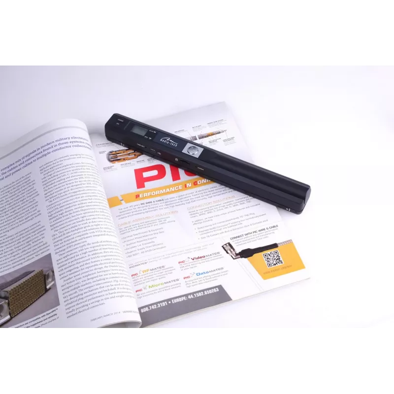 Pen-Scanner MEDIA-TECH MT4090, schwarz, LED-Anzeige, USB 2.0, MicroSD, AAA-Batterie