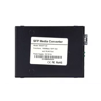 Medienkonverter MikroTik Sedir 1x SFP 1x RJ45 1000Mb/s, max 1000 Mb/s, Metallgehäuse, 100–240V AC