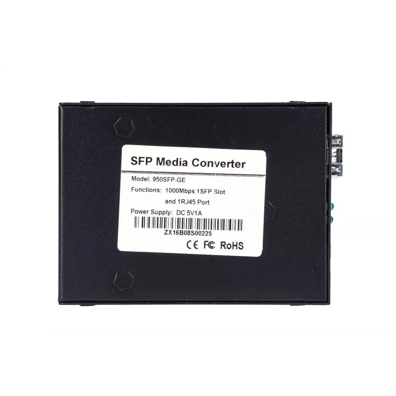 Medienkonverter MikroTik Sedir 1x SFP 1x RJ45 1000Mb/s, max 1000 Mb/s, Metallgehäuse, 100–240V AC