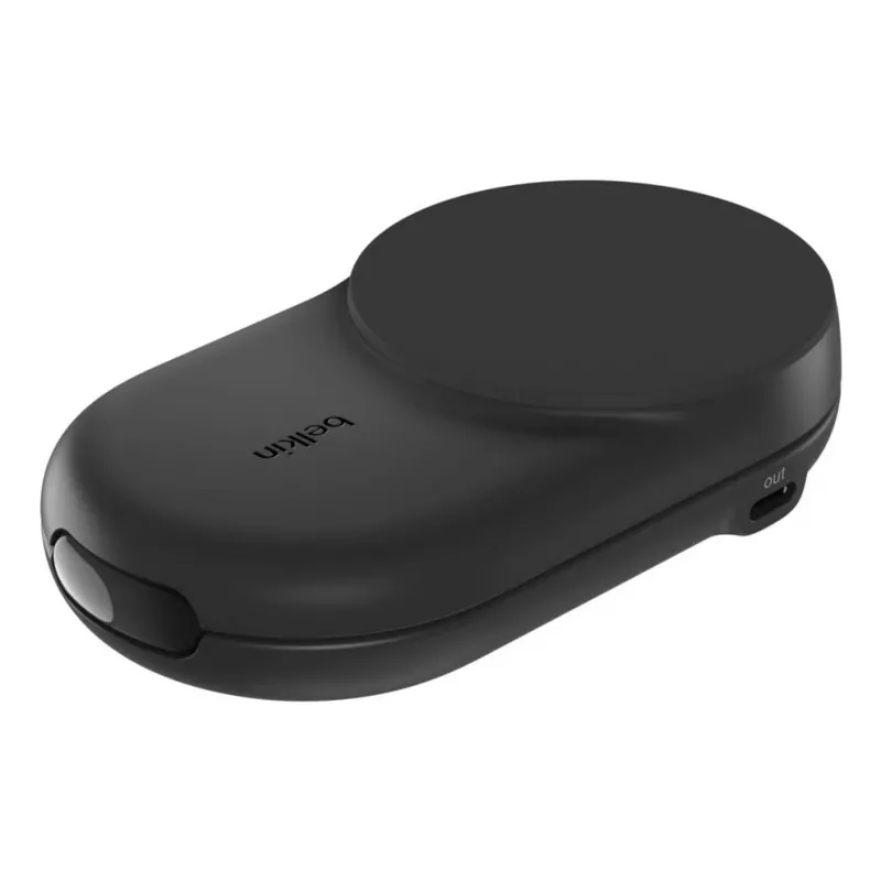 Indoor-Ladegerät Belkin UltraCharge 25w Qi2 2in1 Magnetic USB-C Schwarz Rund