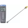 VOLTCRAFT K102 + TP 205 Temperaturmessgerät -200 bis +1370 °C Fühler Typ K