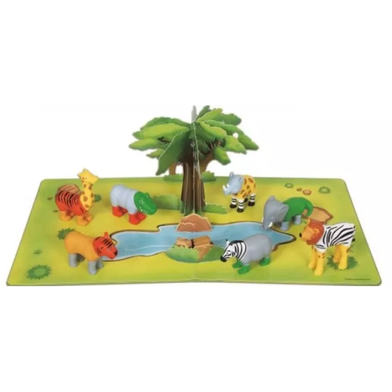 Babyspielzeug MALIK Magnetic Mini Animals Dschungel Modell 62323 — Magnetische Tierfiguren-Set