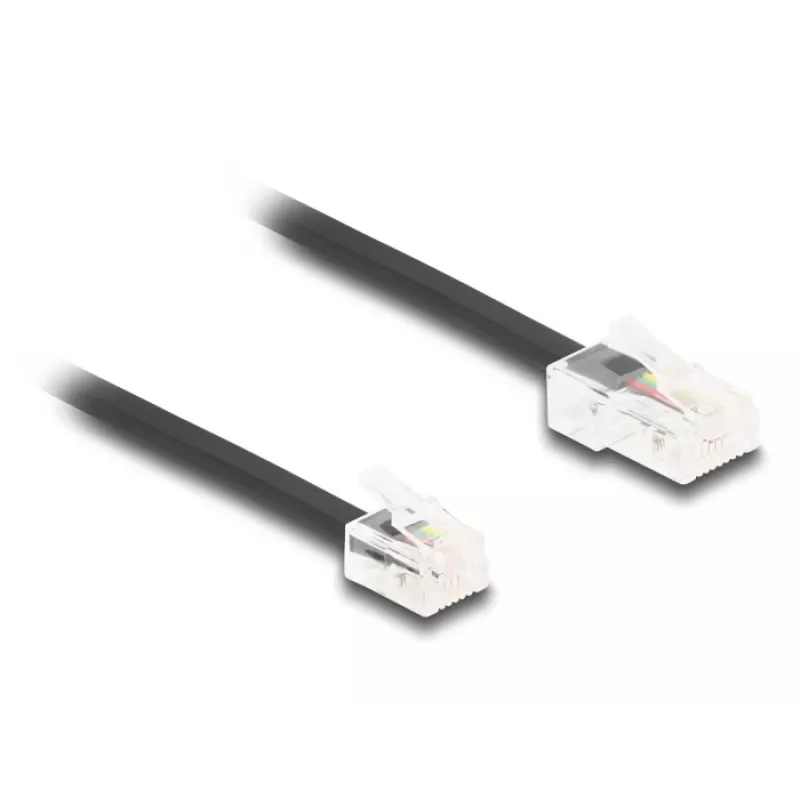 Telefonkabel DeLOCK 88036 RJ45 auf RJ11 2 m Schwarz