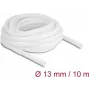 Geflechtschlauch DeLOCK 20813 10 m x 13 mm weiß