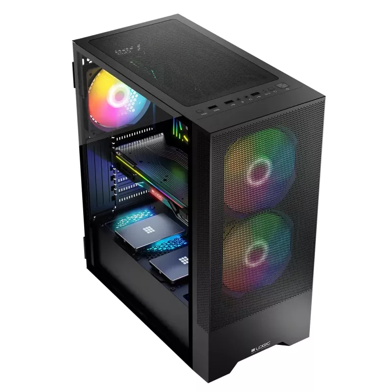 Logic ARYA ARGB MINIDI USB 3.0 Gehäuse Schwarz