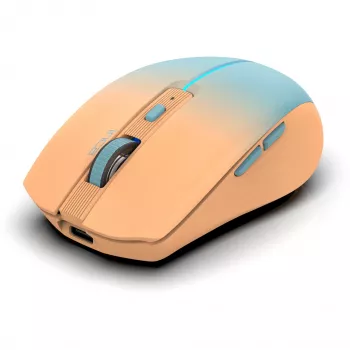 Cian Technology GmbH INCA Maus IWM-511RT Blt+Wrls RGB Grundfarbe Orange