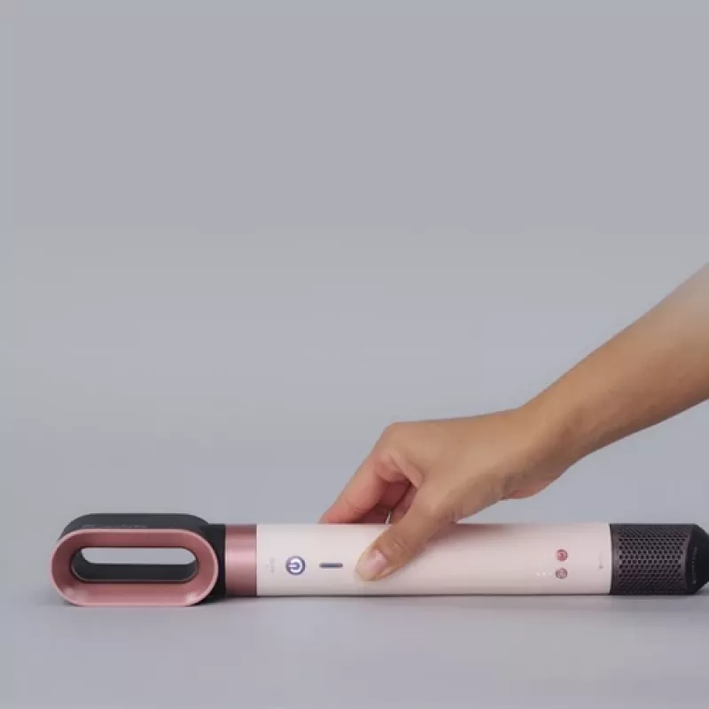 Airwrap Co-anda2x Straight + Wavy, Multistyler creme/roségold, Bluetooth, 1.700 Watt
