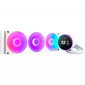 All-in-One-Flüssigkeitskühler NZXT Kraken Elite 360 RGB 12 cm Weiß