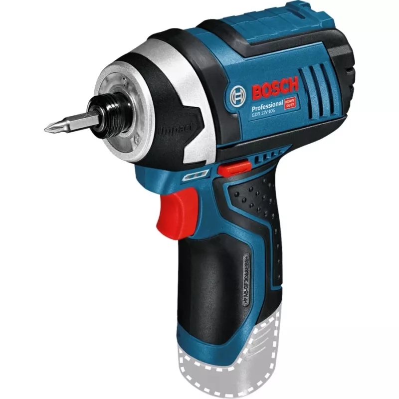Bosch GDR 12V-105 Professional 2600 RPM Schwarz, Blau, Rot