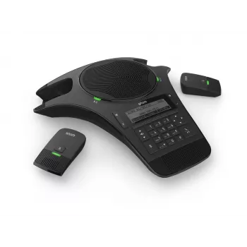 snom C520-WiMi - VoIP-Konferenztelefon - mit Bluetooth-Schnittstelle - DECT - dreiweg Anruffunktion - SIP - 3 Leitungen - Schwarz (4356)