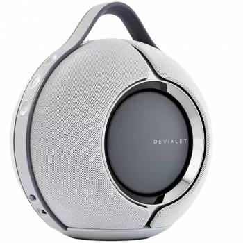Devialet Mania Hellgrau mit Dock