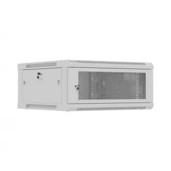 LANBERG wandmontierter 19-Zoll-Installationsschrank 4U 600x600 mm, grau