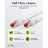 Netzwerkkabel Goobay CAT 6 Patchkabel S/FTP RJ-45 Cat6 1m Weiß
