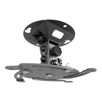Decken-Projektorhalterung EDBAK PMV400 – Deckenmontage, max. Traglast 30 kg, schwarz, 240×143×240 mm